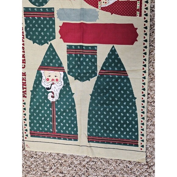Joan Kessler Father Christmas Sinterklass Cut Sew 2 Panels Santa St. Nicholas - Picture 2 of 5